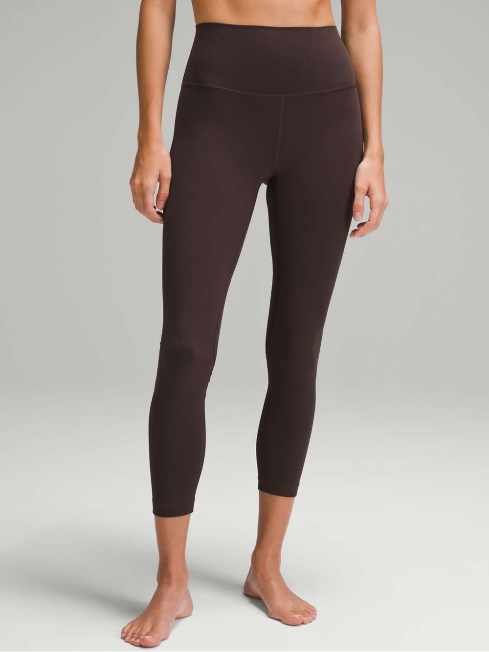 Lululemon Align High Rise Pant 25" Nulu Leggings, Espresso - Size 4 / 6